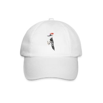 Specht - Baseballkappe - Weiß/Weiß - Vorne