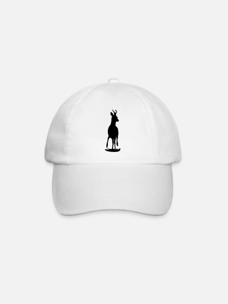 Rehbock stolz - Baseballkappe - Weiß/Weiß