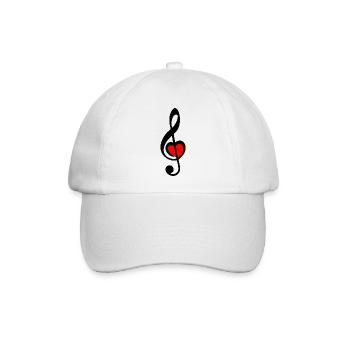 G-Taste - Baseballkappe - Weiß/Weiß - Vorne
