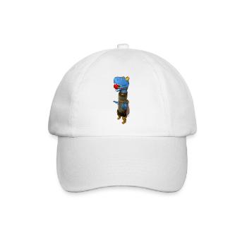 Sklaven Dino - Baseballkappe - Weiß/Weiß - Vorne