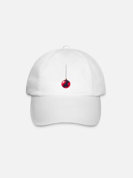 Galaxy-Weihnachtsschmuck - Baseballkappe - Weiß/Weiß