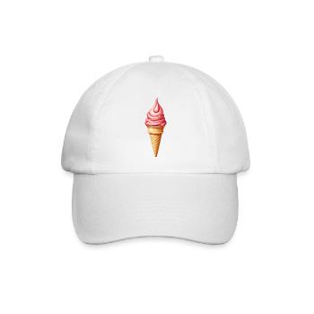 Eis - Baseballkappe - Weiß/Weiß - Vorne