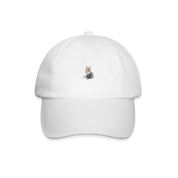 Fuchs - Baseballkappe - Weiß/Weiß - Vorne