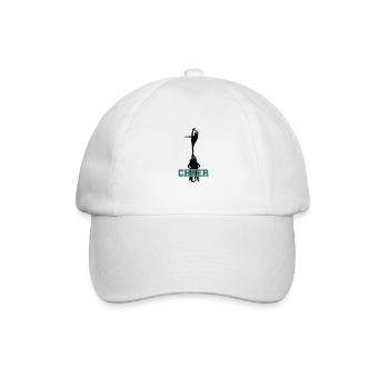 Cheerleading, Cheer - Baseballkappe - Weiß/Weiß - Vorne