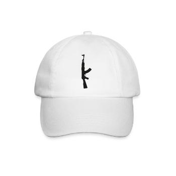 AK-47 - Baseballkappe - Weiß/Weiß - Vorne
