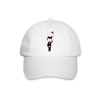Bräutigam - Baseballkappe - Weiß/Weiß - Vorne