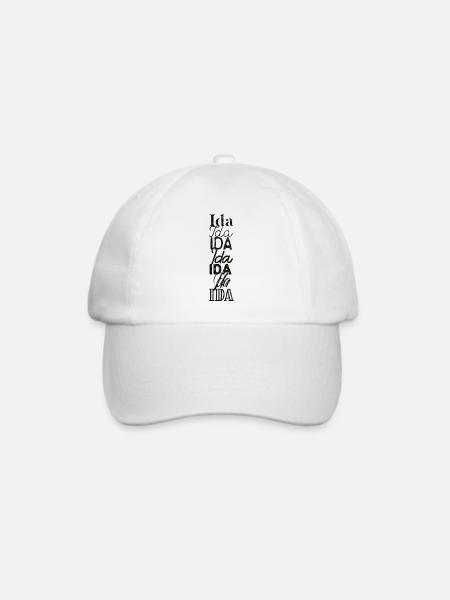 Ida - Baseballkappe - Weiß/Weiß