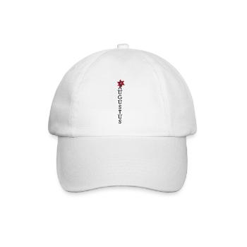 August Vintage Geburtstagsgeschenk - Baseballkappe - Weiß/Weiß - Vorne