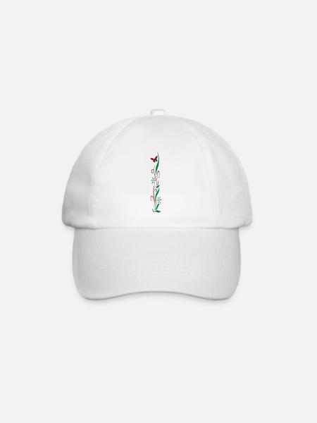 Ornament - Baseballkappe - Weiß/Weiß