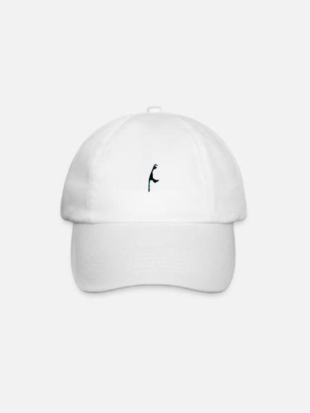 Sylt Silhouette - Baseballkappe - Weiß/Weiß