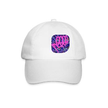 Frauenhand - Club WoW - Baseballkappe - Weiß/Weiß - Vorne