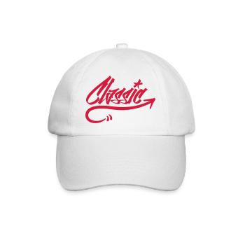 Klassische Grafitti - Baseballkappe - Weiß/Weiß - Vorne