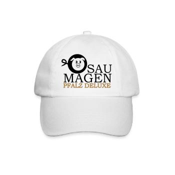 Pfalz Deluxe Saumagen - Baseballkappe - Weiß/Weiß - Vorne