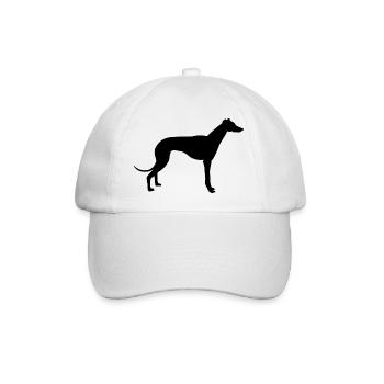 Windhund - Baseballkappe - Weiß/Weiß - Vorne