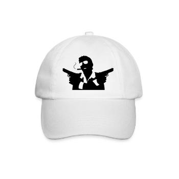 Auftragsmörder für die Mafia - Baseballkappe - Weiß/Weiß - Vorne