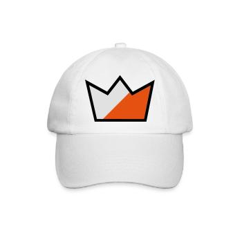 König der Orientierungslauf - Baseballkappe - Weiß/Weiß - Vorne