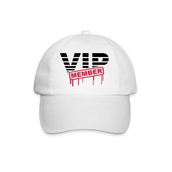 VIP Member - Baseballkappe - Weiß/Weiß - Vorne