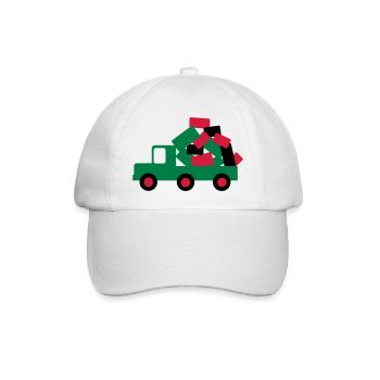 auto lkw umzug - Baseballkappe - Weiß/Weiß - Vorne