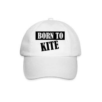 Kiteboard,Kiteboarder,Kite,Kiteboarding,Meer,Board - Baseballkappe - Weiß/Weiß - Vorne