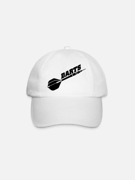 darts - Baseballkappe - Weiß/Weiß