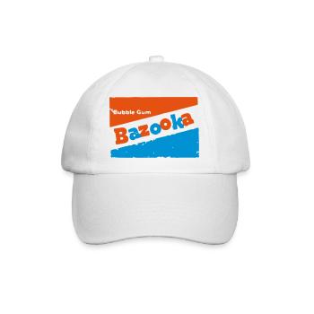 Bazooka - Baseballkappe - Weiß/Weiß - Vorne