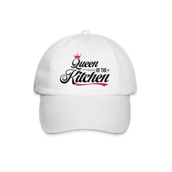 Geschenk für die beste Köchin der Welt - Baseballkappe - Weiß/Weiß - Vorne