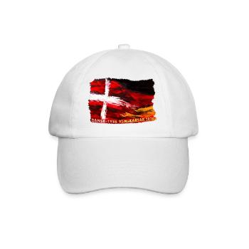 dansk tysk venskab - Deutsch dänische Freundschaft - Baseballkappe - Weiß/Weiß - Vorne
