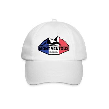 Mont Ventoux Slim France Edition - Baseballkappe - Weiß/Weiß - Vorne