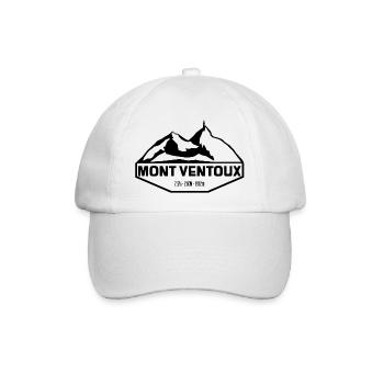 Mont Ventoux Slim Black Edition - Baseballkappe - Weiß/Weiß - Vorne