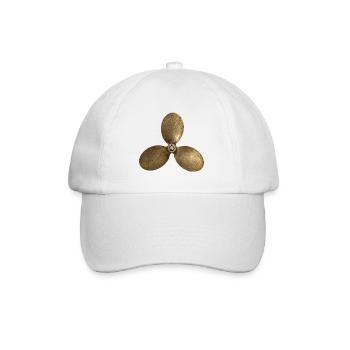 Propeller - Baseballkappe - Weiß/Weiß - Vorne
