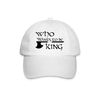 Ragnar-Wikinger - Baseballkappe - Weiß/Weiß - Vorne