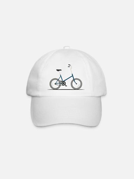 Klapprad - Baseballkappe - Weiß/Weiß