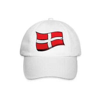 Savoy T-Shirt, Savoie T-Shirt, Savoy Flagge, - Baseballkappe - Weiß/Weiß - Vorne