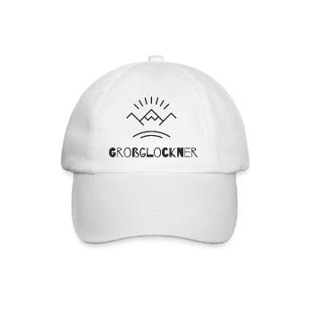 Großglockner - Baseballkappe - Weiß/Weiß - Vorne