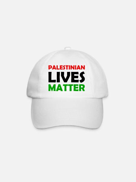 Palestinian Lives Matter - Palestine - Palestina - Baseballkappe - Weiß/Weiß