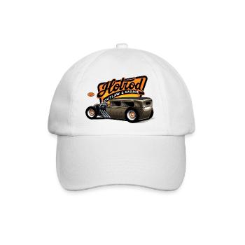 Hotrod Hot Rod Speedracer - Baseballkappe - Weiß/Weiß - Vorne