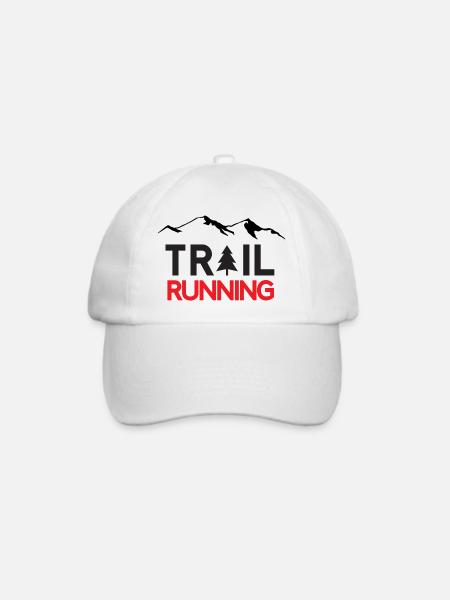 Trailrunning - Baseballkappe - Weiß/Weiß