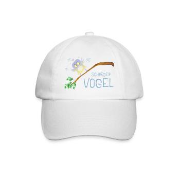 Schräger Vogel - Baseballkappe - Weiß/Weiß - Vorne