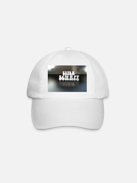 Extra Schaf - Baseballkappe - Weiß/Weiß