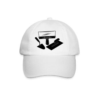 Stucadoors-Werkzeuge - Baseballkappe - Weiß/Weiß - Vorne