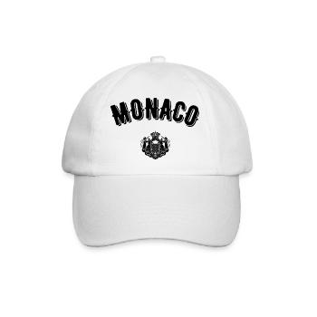 Monaco - Baseballkappe - Weiß/Weiß - Vorne
