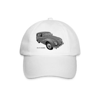 F9 Kombi IFA Pkw Zwickau DDR Oldtimer EMW 309 - Baseballkappe - Weiß/Weiß - Vorne