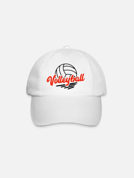 Volleyball - Baseballkappe - Weiß/Weiß