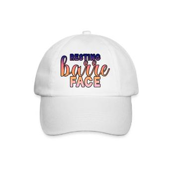 Resting Barre Face 3 - Baseballkappe - Weiß/Weiß - Vorne