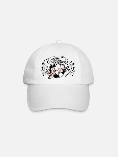 BRAUT, TSHIRT - Baseballkappe - Weiß/Weiß