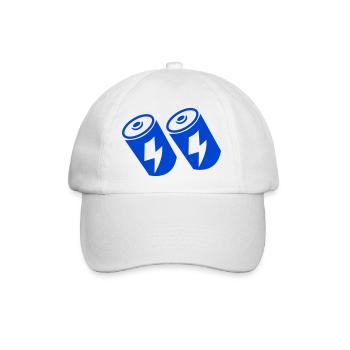 batterie 2 - Baseballkappe - Weiß/Weiß - Vorne