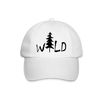 Berge Kletterer Natur Abenteuer - Baseballkappe - Weiß/Weiß - Vorne