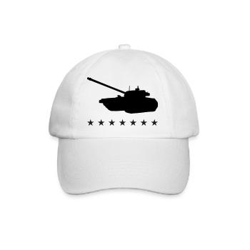 tank - Baseballkappe - Weiß/Weiß - Vorne