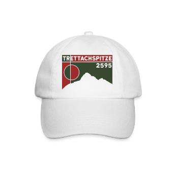 Trettachspitze Überschreitung Bergtour Wandern - Baseballkappe - Weiß/Weiß - Vorne