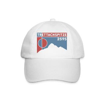 Trettachspitze Überschreitung Bergtour Wandern - Baseballkappe - Weiß/Weiß - Vorne